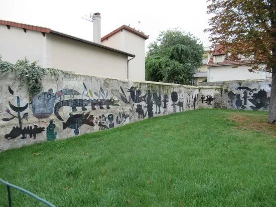 Fresque "Jardin extraordinaire"