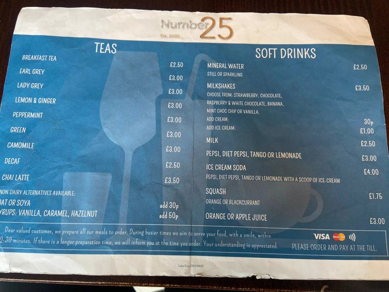 Number 25 Bar and Cafe