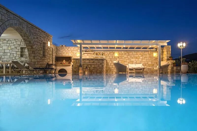 Villa Dionysos - villa with sea view,outdoor pool,bar and barbecue!