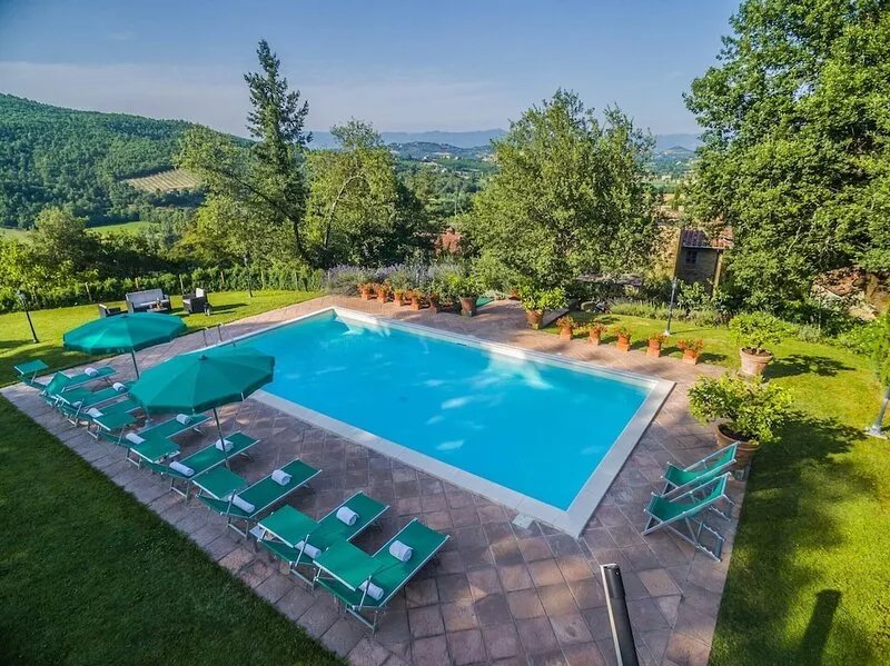 Torre del Cielo - Luxury Villa Rental with private swimming pool in Monterchi