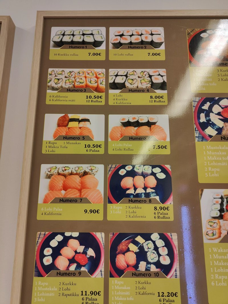 Teidan sushi
