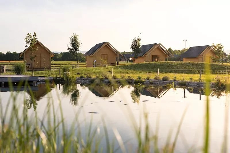 Holiday wooden mobile home