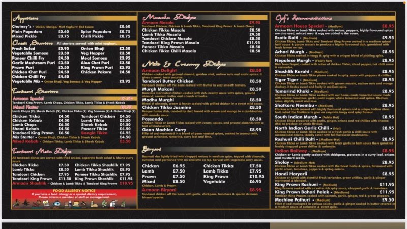Armaan Indian Cuisine