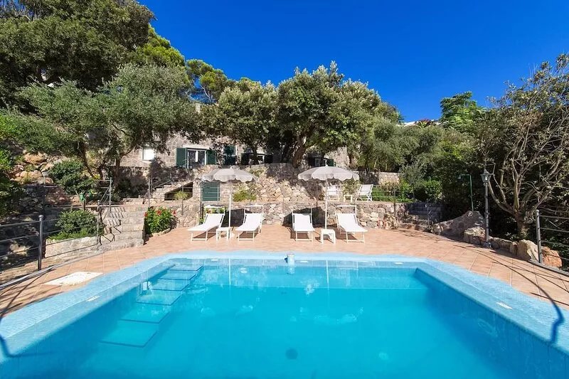 Luxury villa with panoramic swimming pool in Ischia, near Amalfi Coast
