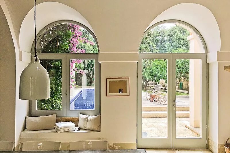 Masseria ideal for families and groups with a pool and garden near Otranto