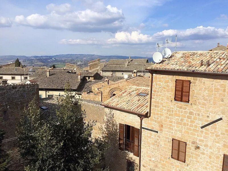Beautiful view of Orvieto in the heart of the historic center