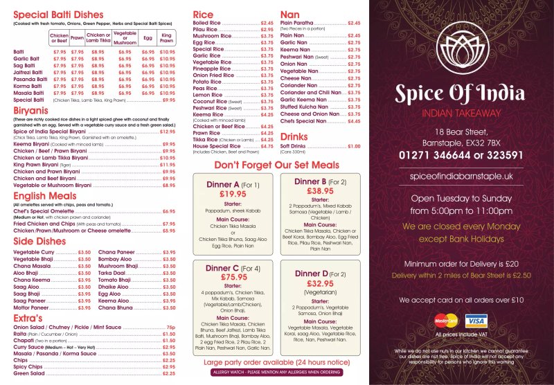 Spice Of India
