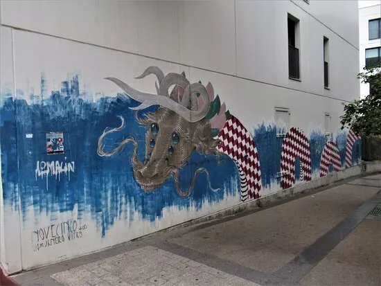 Street Art Du Passage Joliot Curie