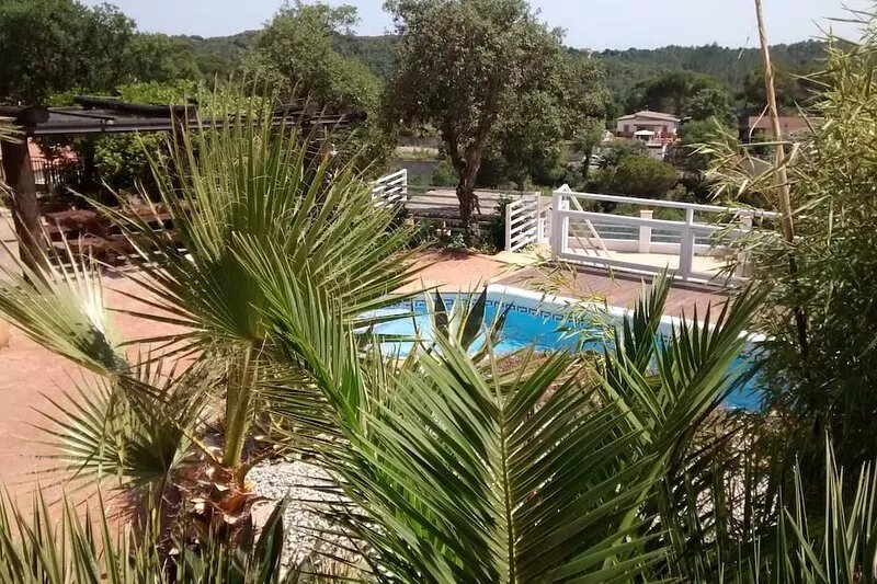 Cute holiday accomodation with fantastic panoramic view.