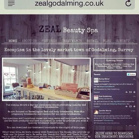 Zeal beauty godalming