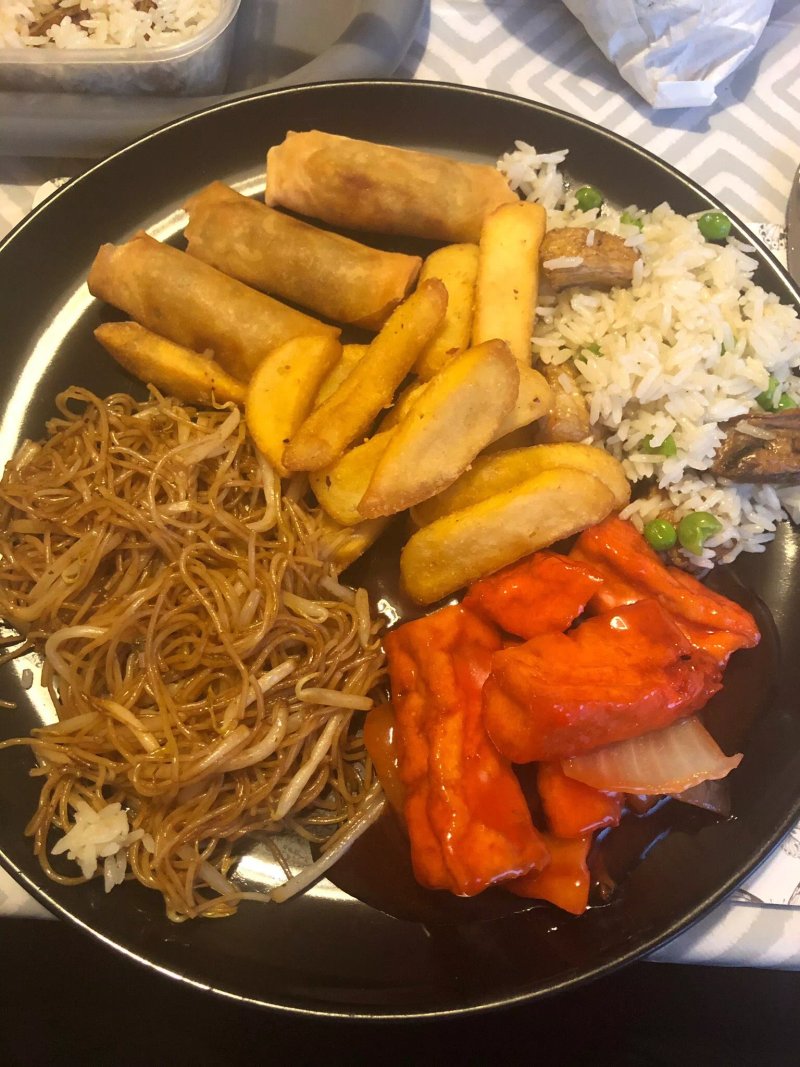 Hong Kong Chinese Takeaway Food