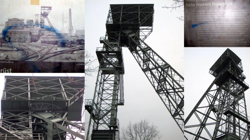 Forderturm Der Ehemaligen Zeche Zollverein