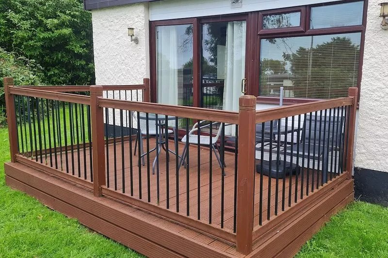 Holiday chalet at Penstowe holiday park kilkhampton near Bude North Cornwall.