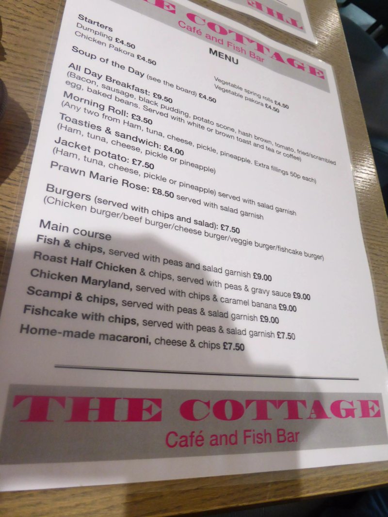 The Cottage Cafe & fish bar