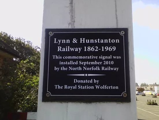 The Old Hunstanton train station
