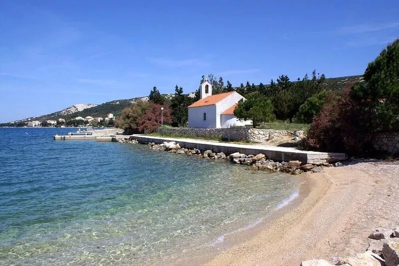 One bedroom apartment near beach Stara Novalja, Pag (A-9396-b)