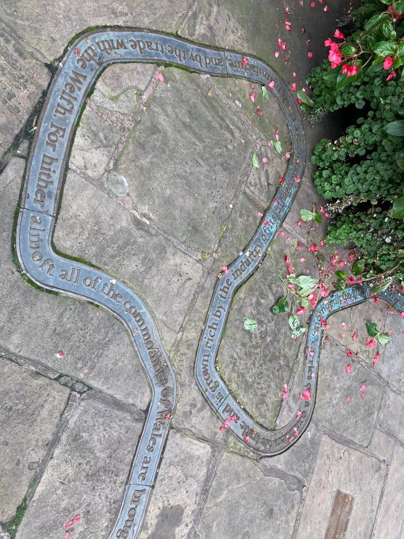Course Of The River Severn Sculpture