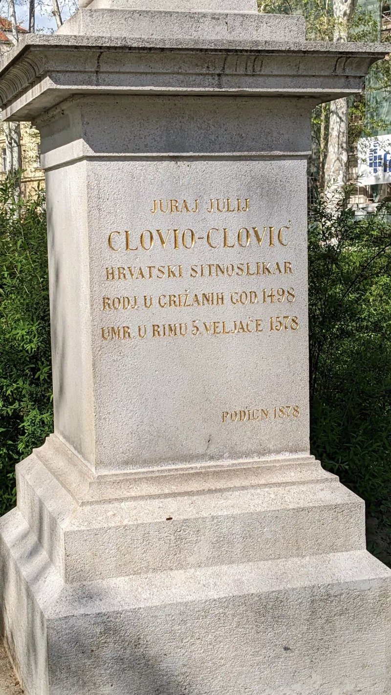 Statue Of Julije Klovic