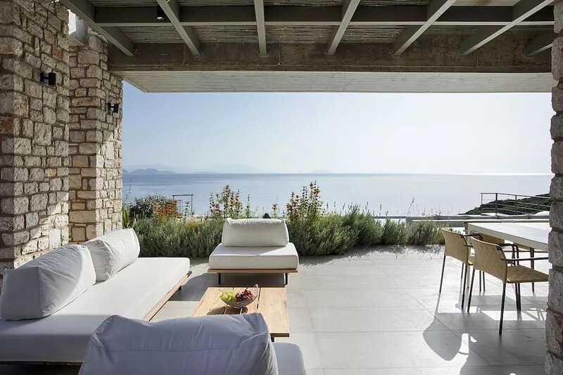 Villa Rosemary, a clear-cut design seafront villa close to Nafplio!