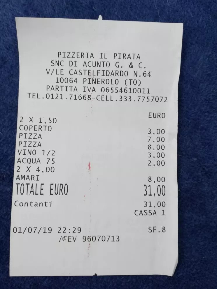Pizzeria Il pirata Snc