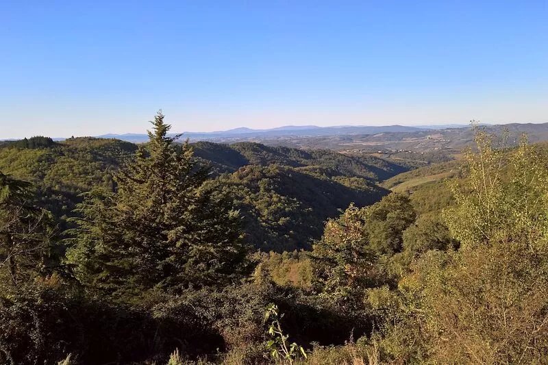 Tuscan apt. magnificent panorama, pure nature, relaxation, private pool, WiFi