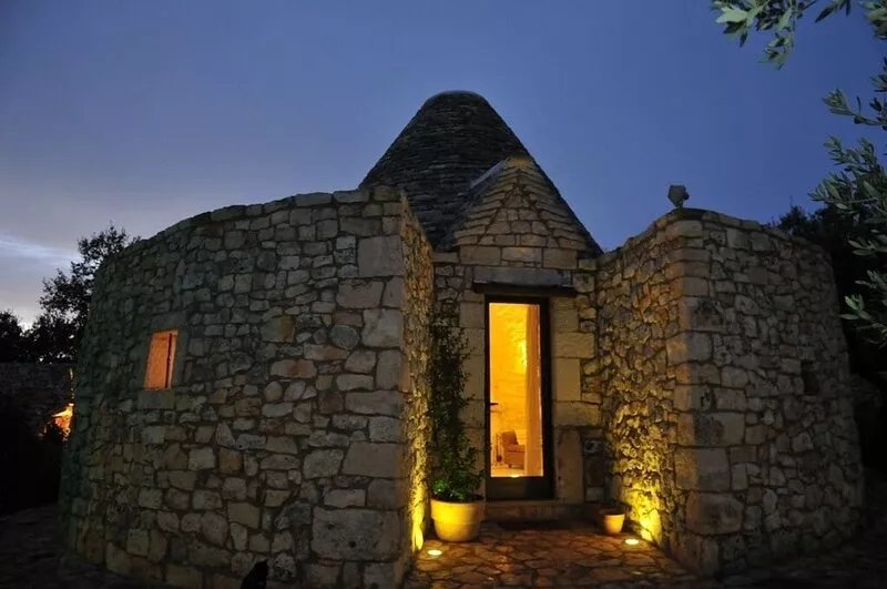 Trullo and Lamia in Valle d'Itria in nature