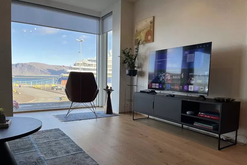 Center apartment in Reykjavik, ocean view. Downtown. Fantastic location.