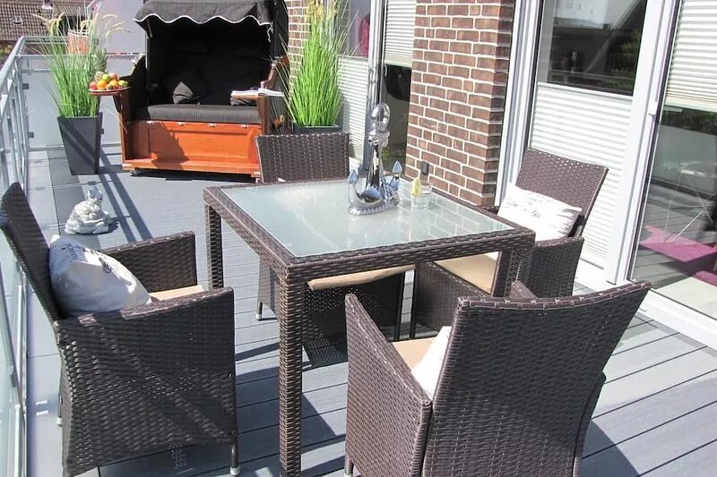 Exclusive apartment in a prime location in Büsum, in a side street with little