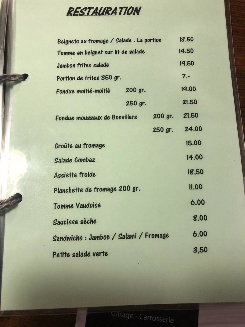 Restaurant La Combaz