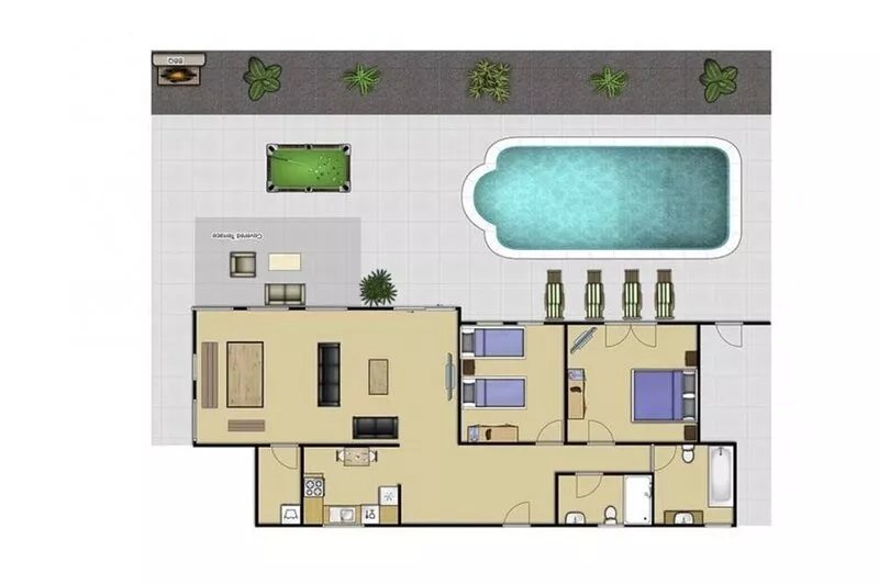 Casa Colina - Playa Blanca.  Luxury 2 bed villa with private pool