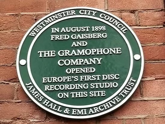 The Gramophone Company Plaque