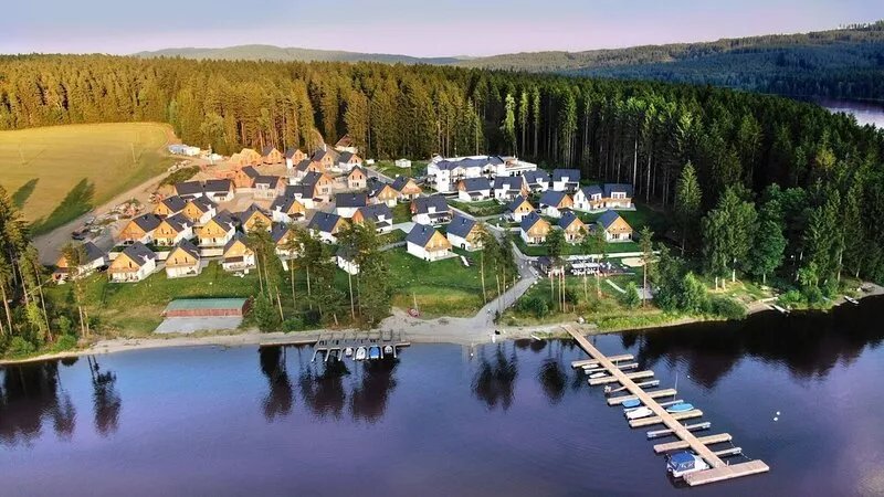 Vacation home directly at the Lipno reservoir
