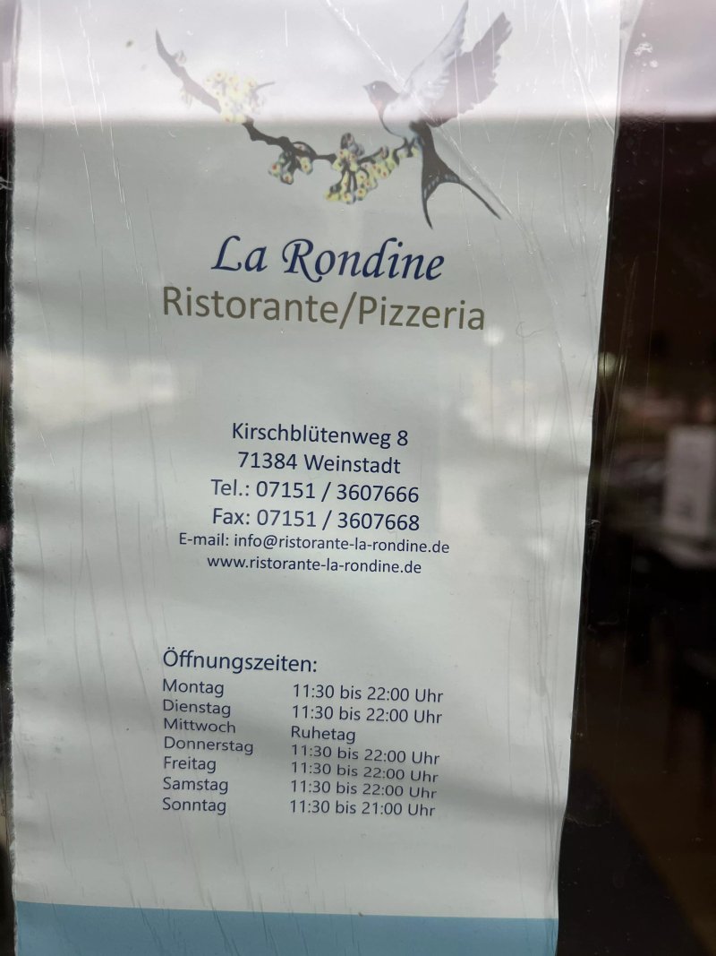 Ristorante la Rondine