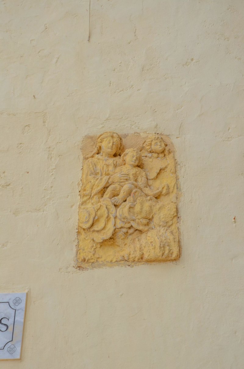 Relief Of Madonna And Child
