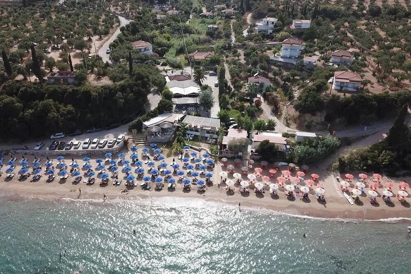 Directly at the beach, in calm, rural environment - holiday apartment Messenia,