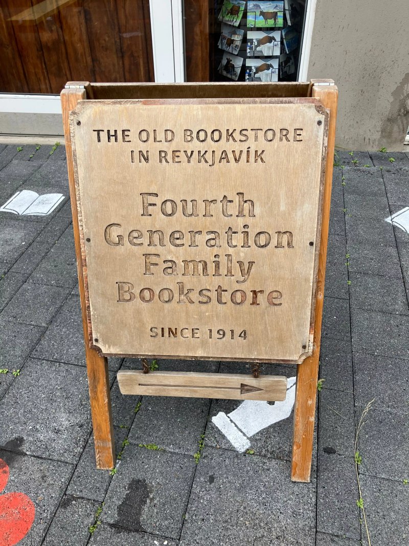 The Old Bookstore In Reykjavik