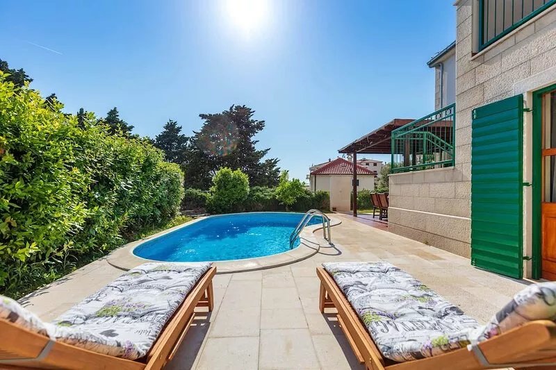 Villa Liza with private pool near the beach