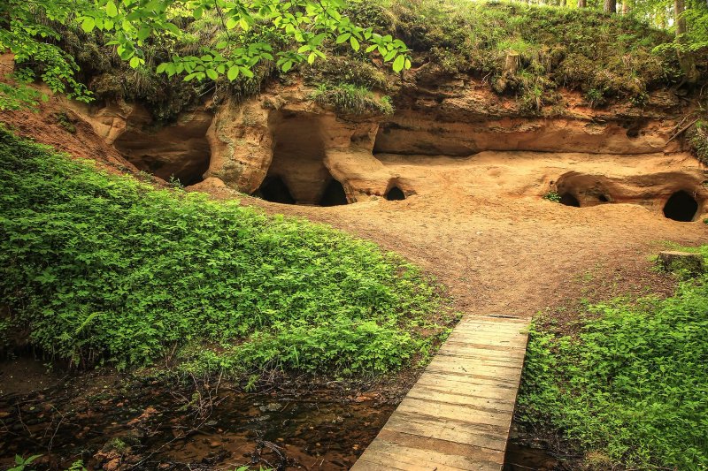Peldanga labyrinth (Liepniekvalka Caves)