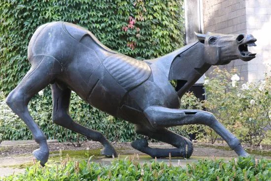 Vallend paard