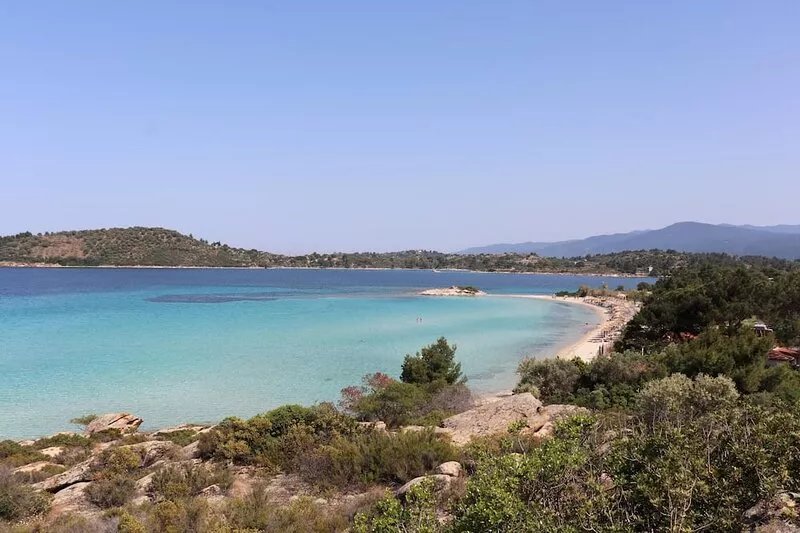 Komfortable holiday apartment with terrace directly at the sea, Wifi | Ormos Pan