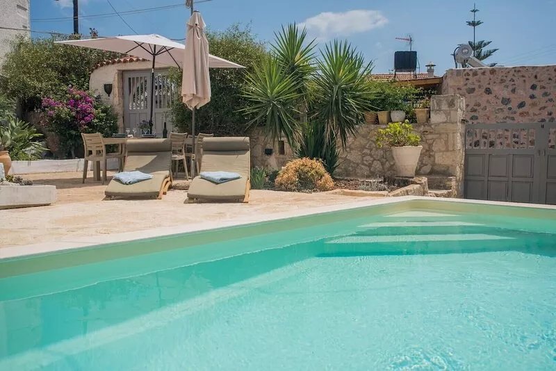 Traditional Stone Village House with Private Pool, Near to Chania and Beaches