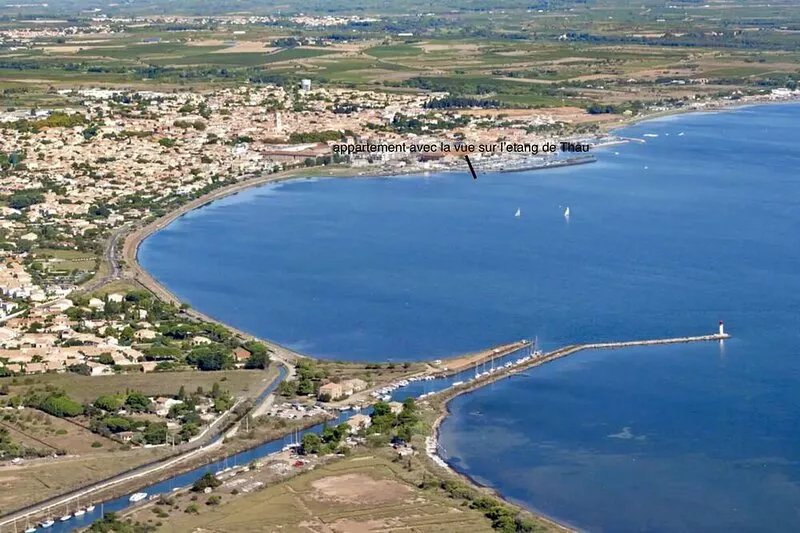 Magnifique Appartement Avec une vue Paradisiaque sur L'étang de Thau