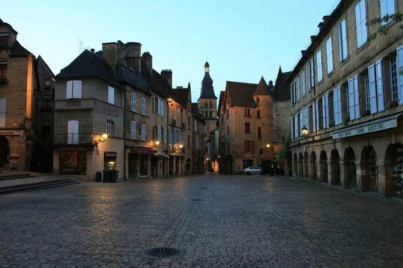 CENTRAL SARLAT. STONE VILLA IN LARGE GARDENS WITH PRIVATE POOL.