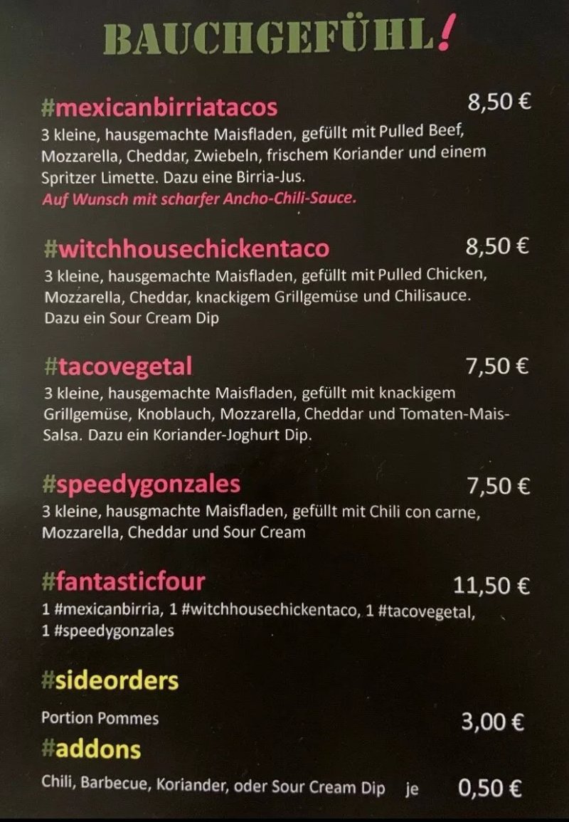 Bauchgefuhl!