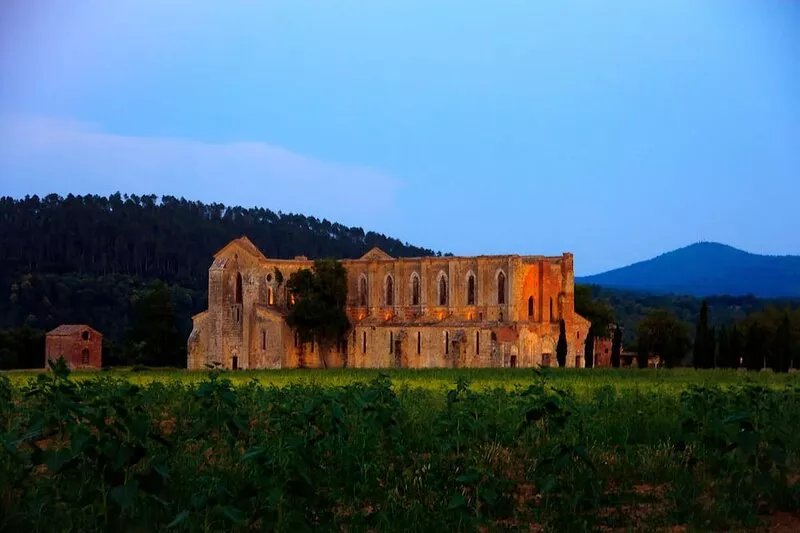 Typical Tuscan residence in an ancient village on the outskirts of Siena