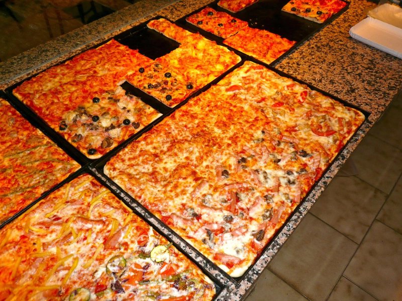 la pizza al taglio