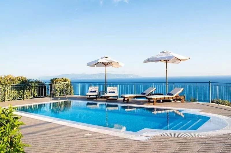 Villa Odysseus, Boundless Sea and Mountain Views With Private Swimming Pool
