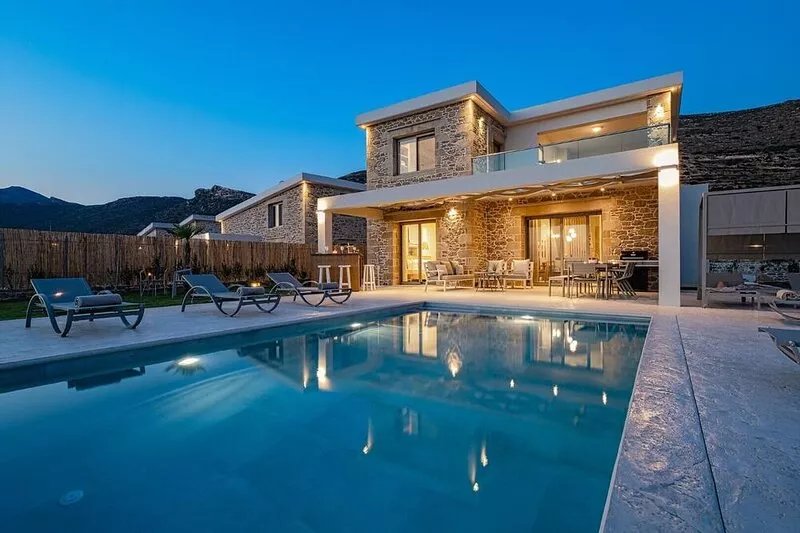 New Villa★Prive Pool★Walk to all & Falasarna beach★FREE Daily Breakfast