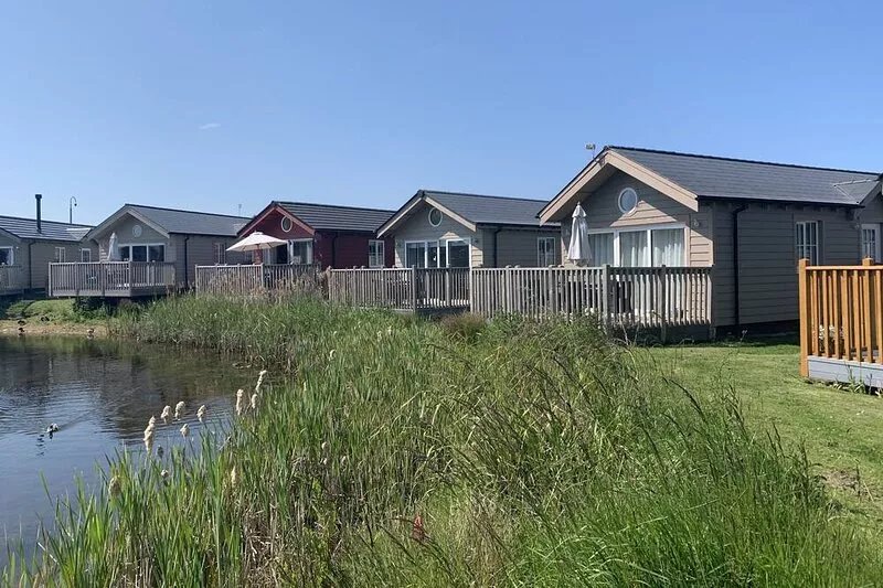 The Lake House -  a meadow lodge that sleeps 4 guests  in 2 bedrooms