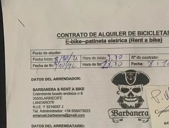 Barbanera Rent a Bike